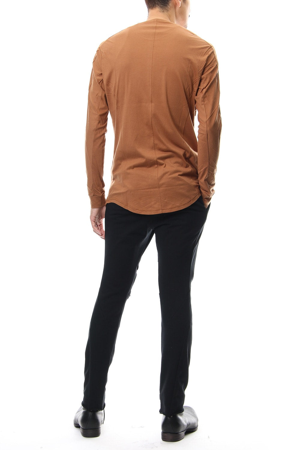 Long sleeve egyptian cotton jersey ( SUVIN ) Camel