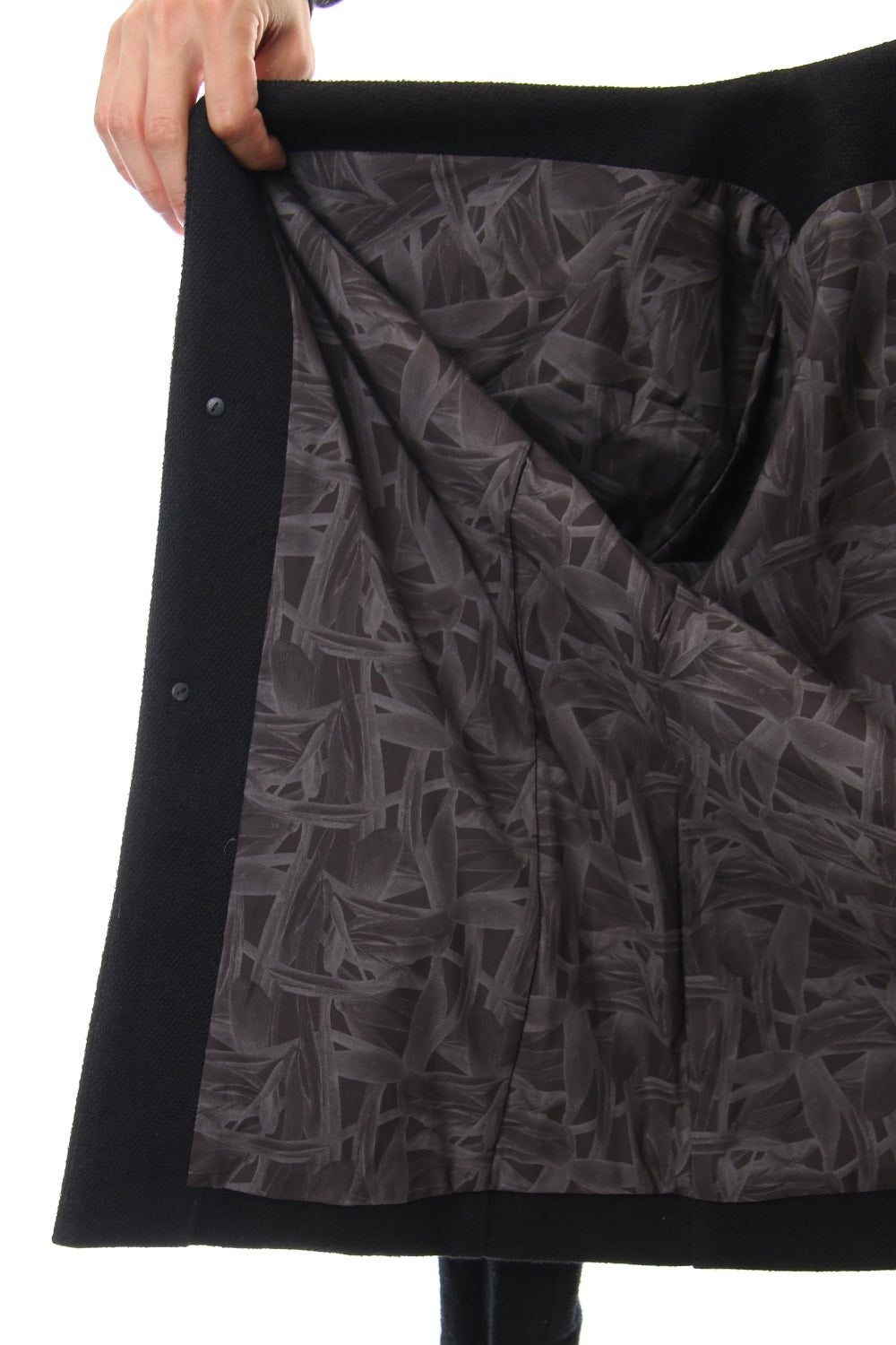 Jacket Wool / Cotton Raschel Knit Blue Black