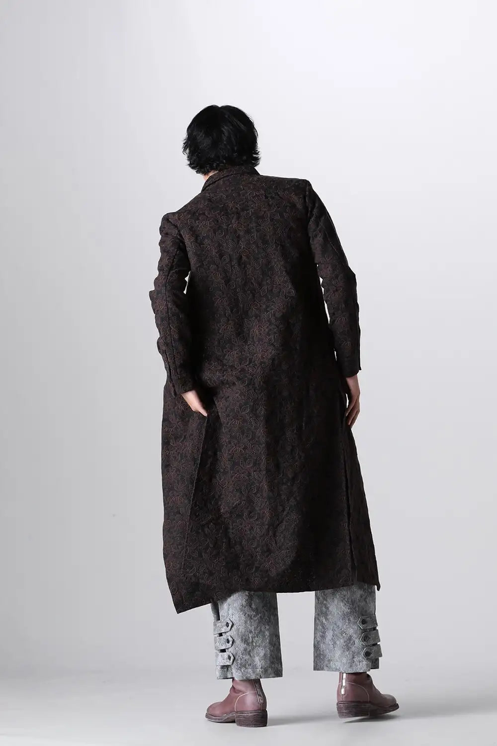 Pre-dyed Jacquard Pants