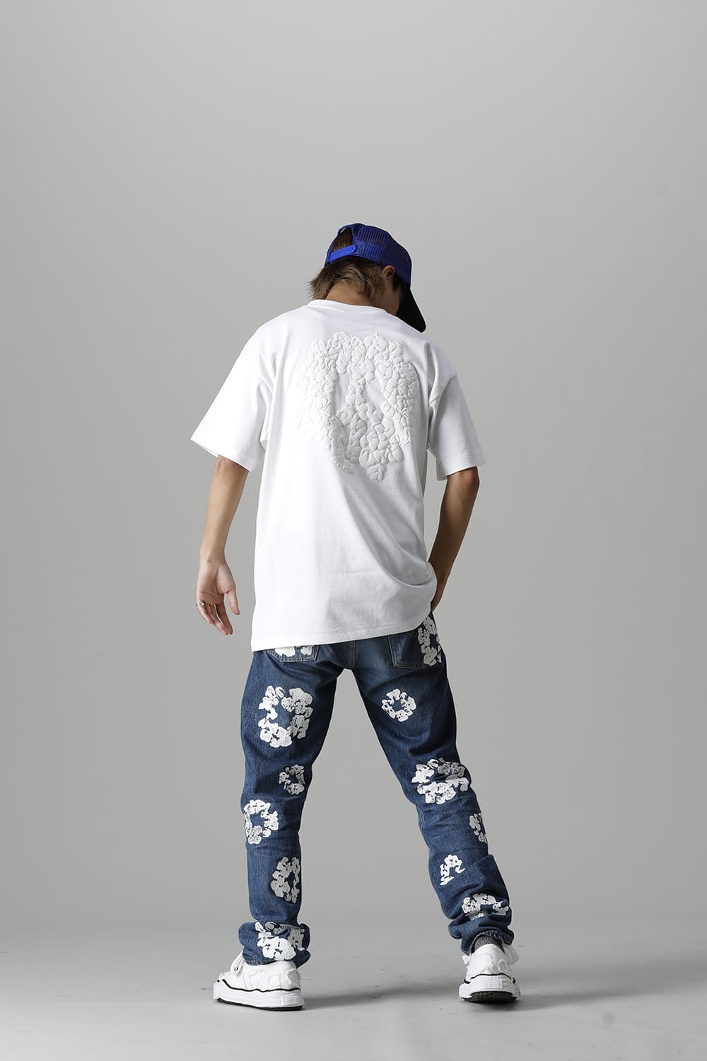 READYMADE × DENIM TEARS COTTON WREATH Tee - RE-DT-WH-00-00-12