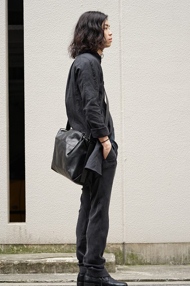 Leather Bag Guidi Calf Size L