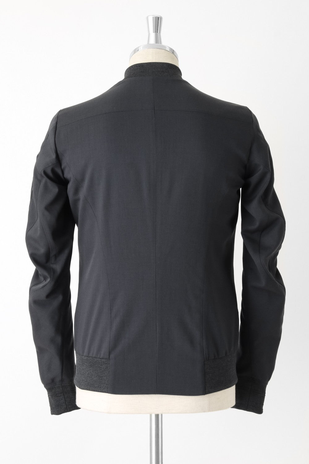 EX Fine Crepe Gabardine Washable Wool Flight Jacket