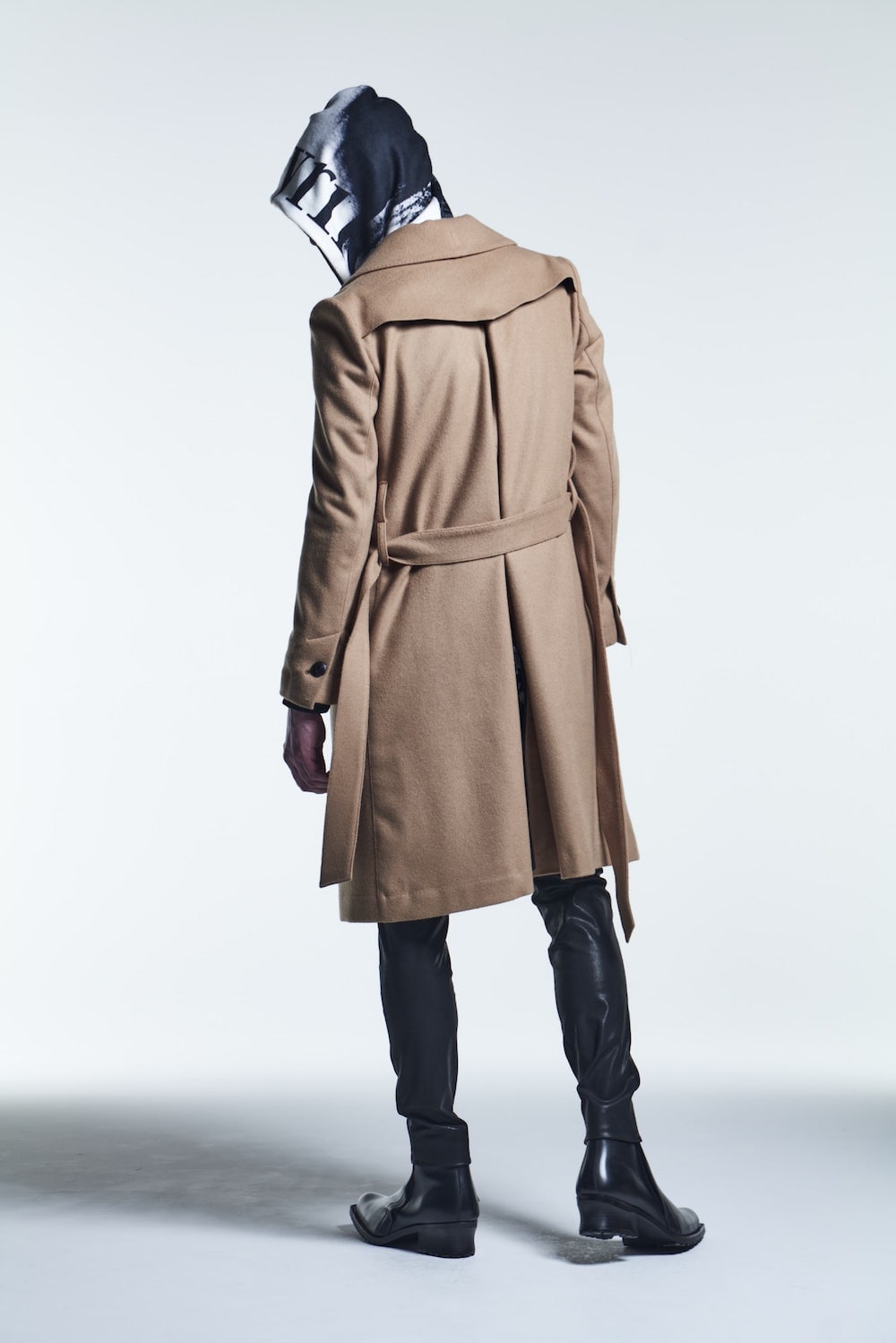 Shawl Collar Coat Camel