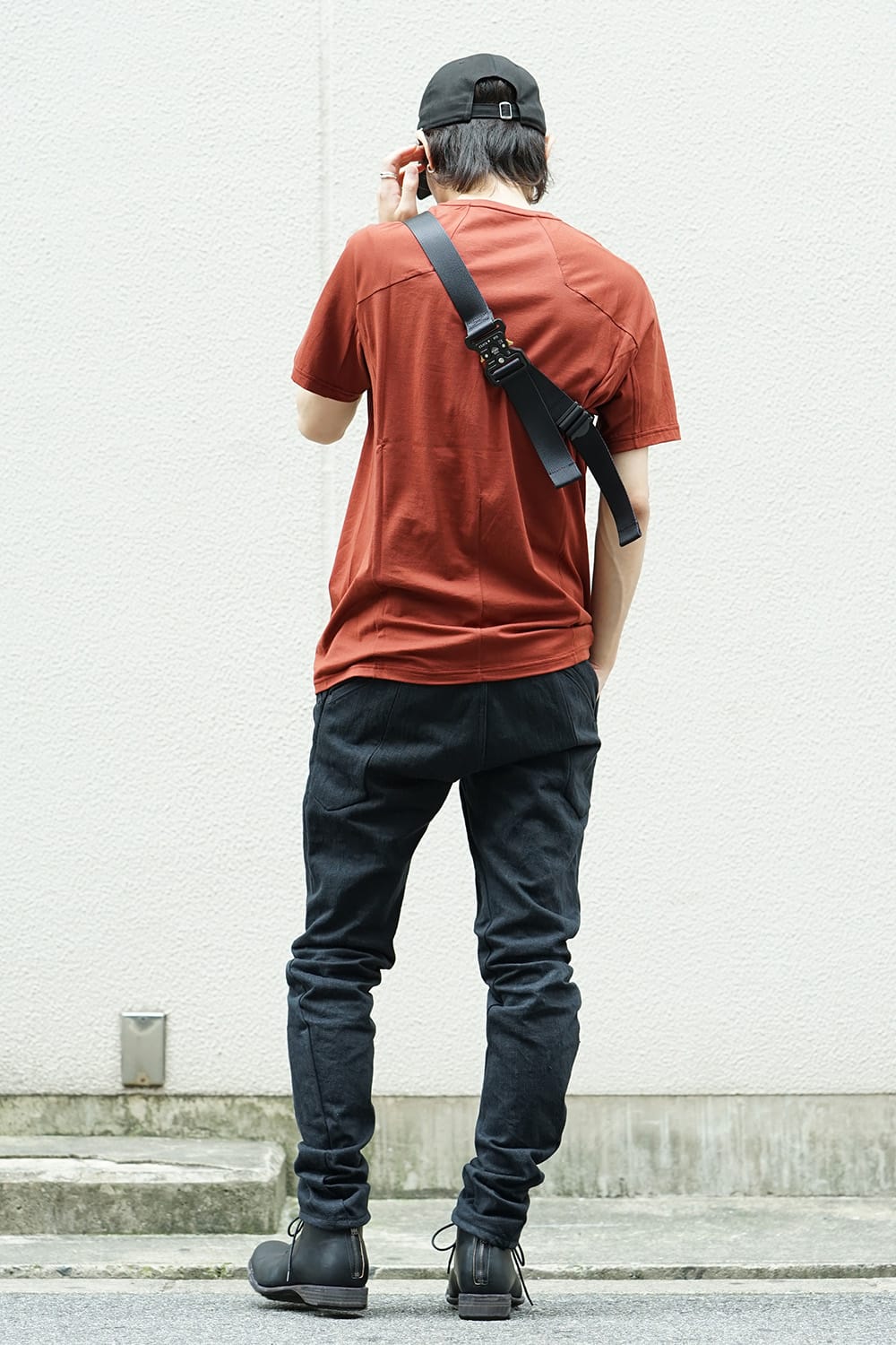 Waist bag Guidi calf leather