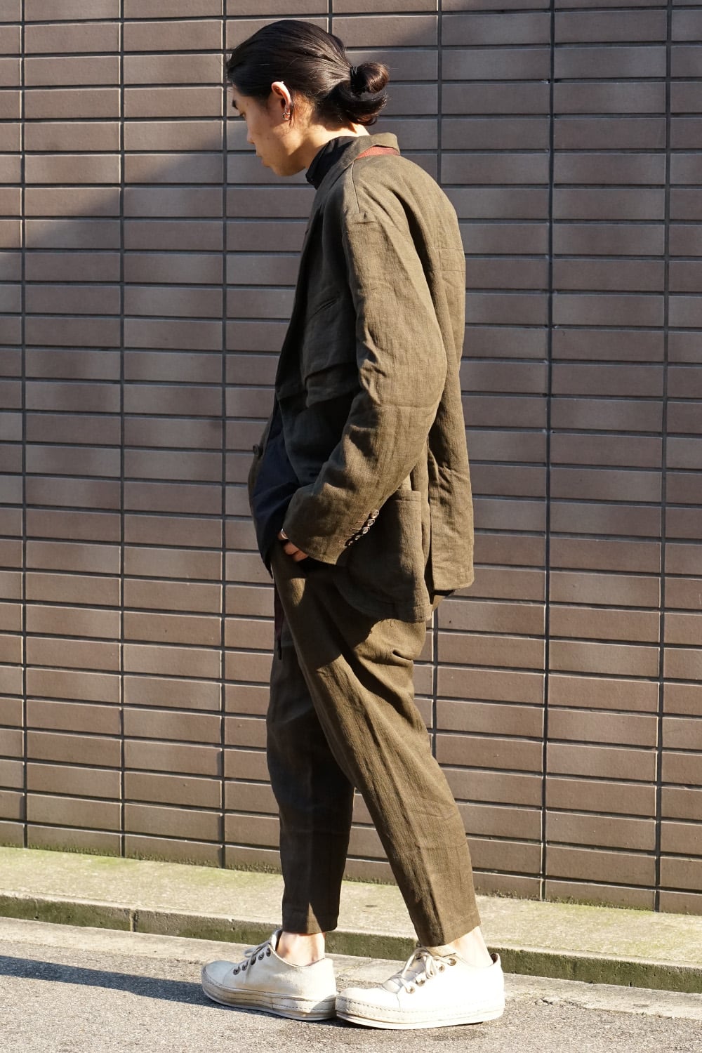 Over Sized Peaked Lapel Jacket