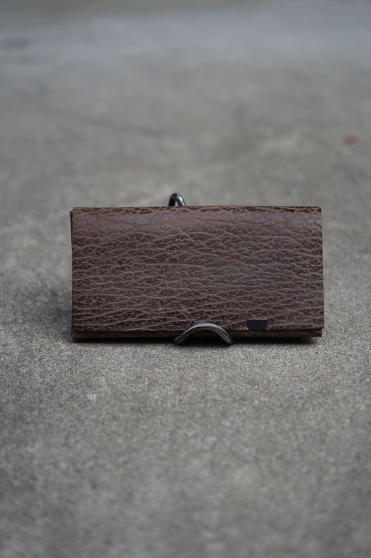 所作 -shosa- Limited Long Wallet Fur Seal BROWN