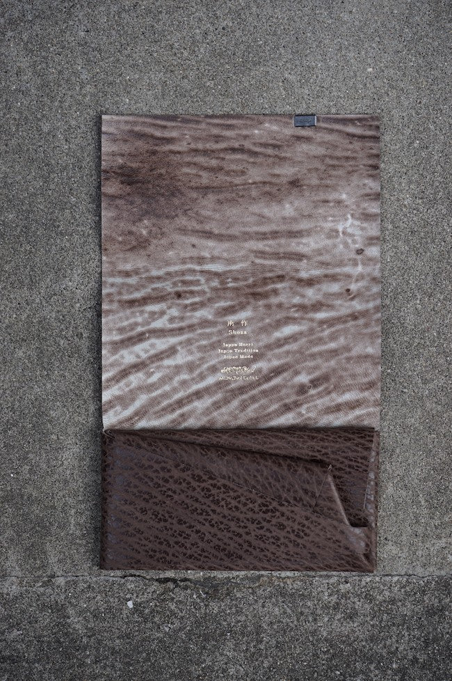 所作 -shosa- Limited Long Wallet Fur Seal BROWN