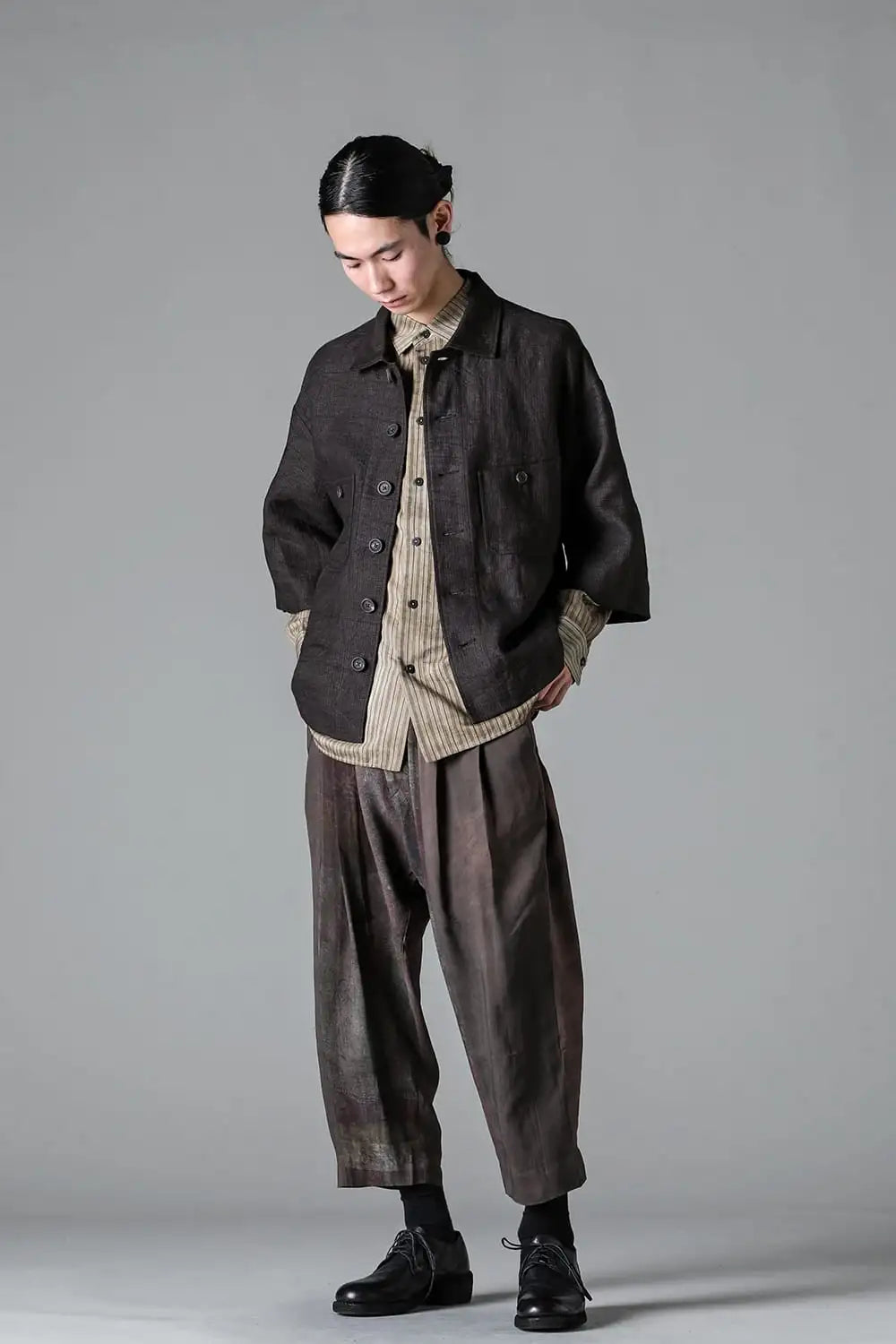 Oversized Short Sleeve Workers Shirt