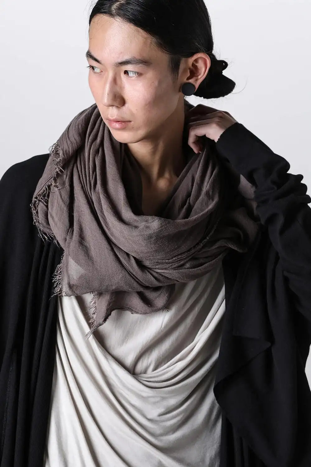 Rayon Silk Stole Sand