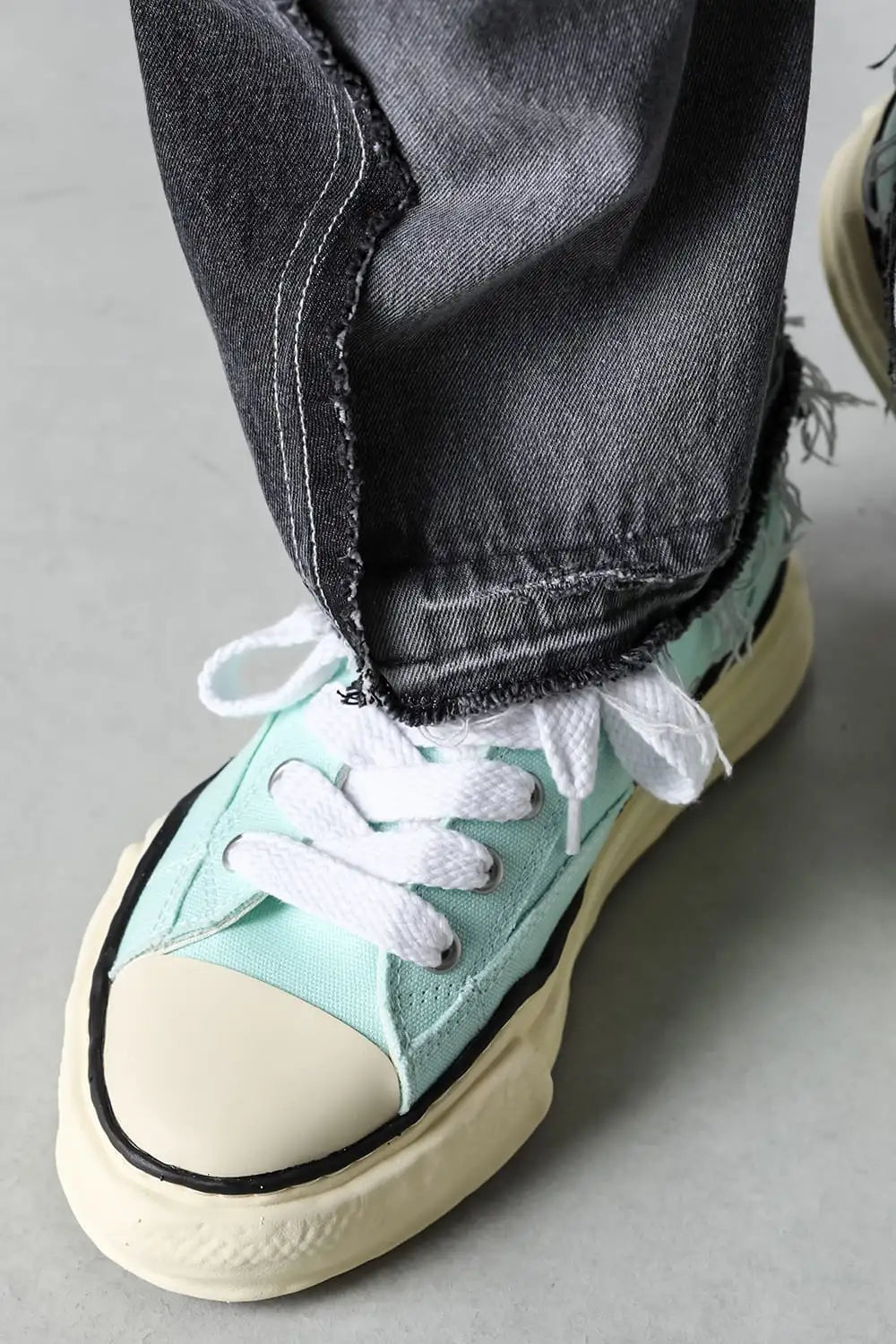 PETERSON original vintage color sole canvas Low-Top sneaker Lt.Blue