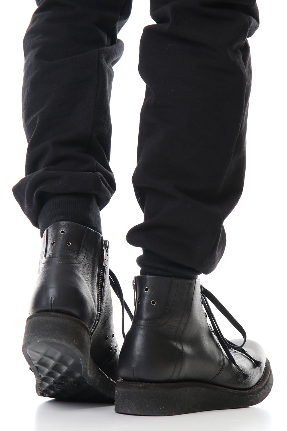 Monkey boots Kudu leather - Black