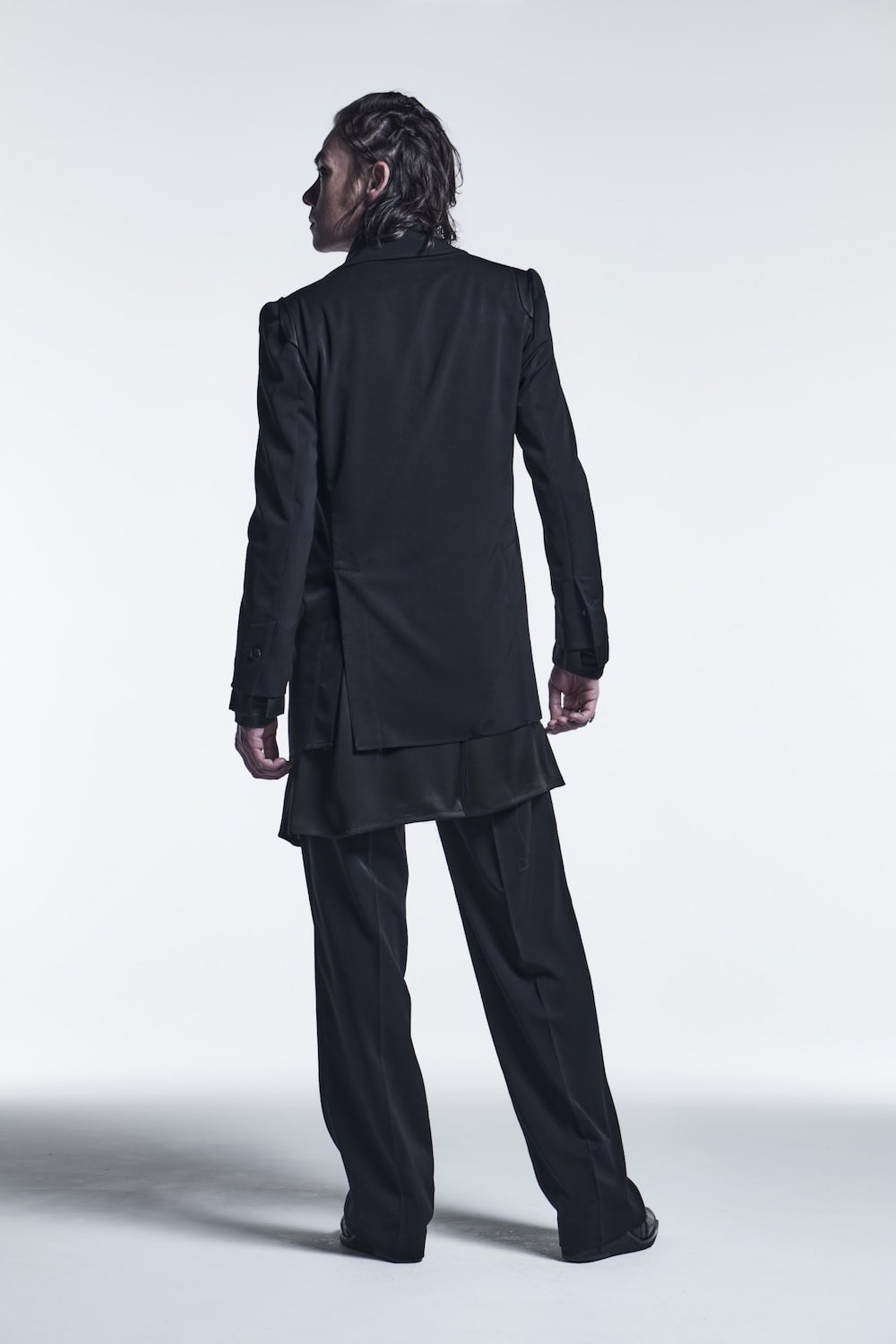 Layered Jacket Black