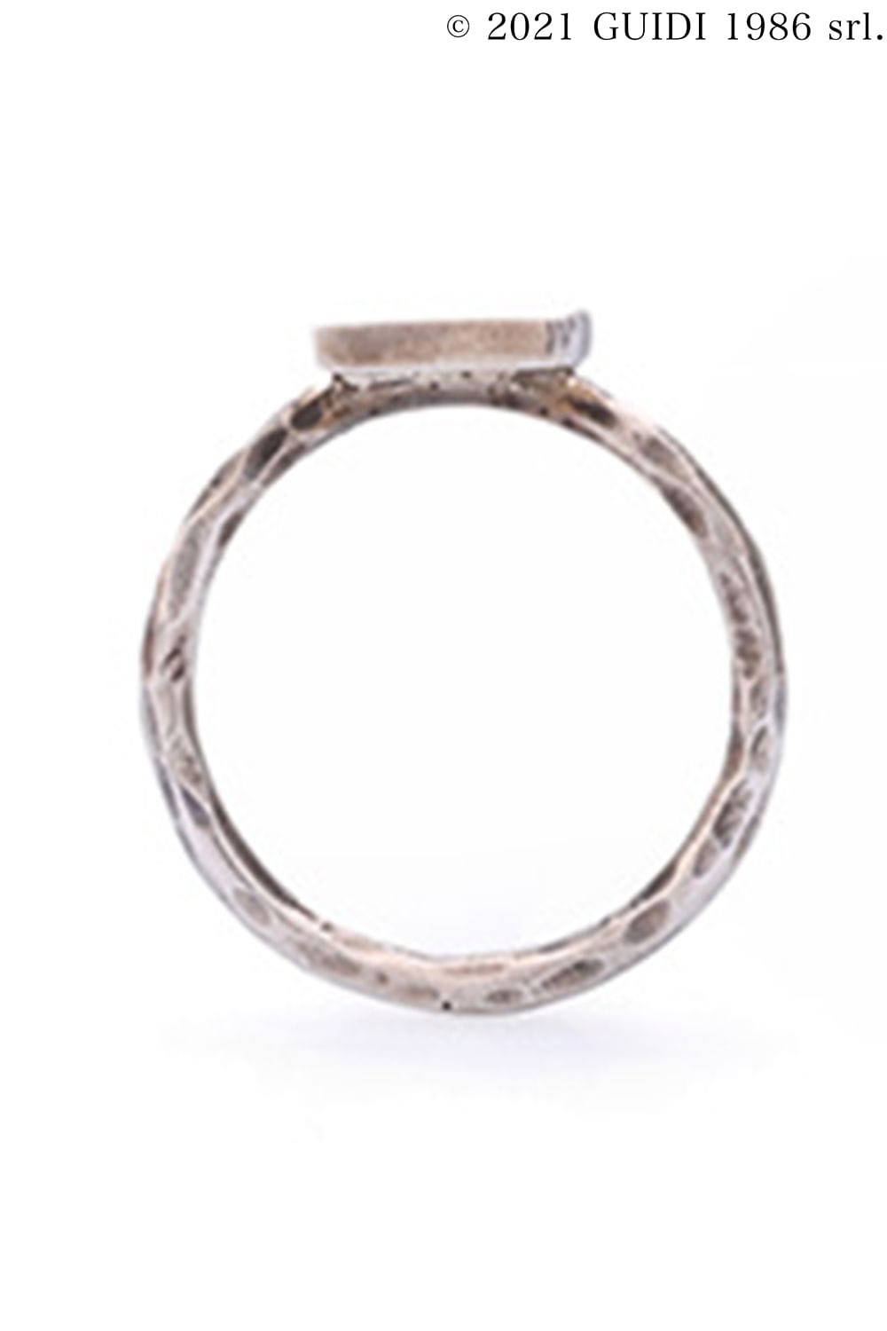 G-AN02_NANO - Square Leather Motif Ring Mini