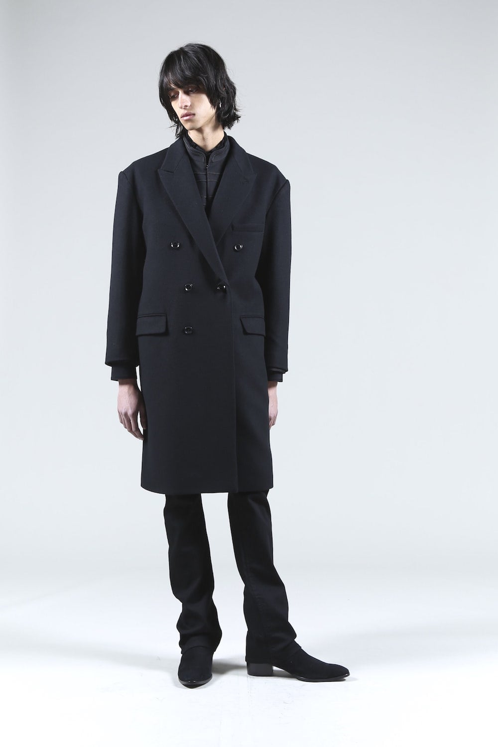 Over Double Breasted Coat