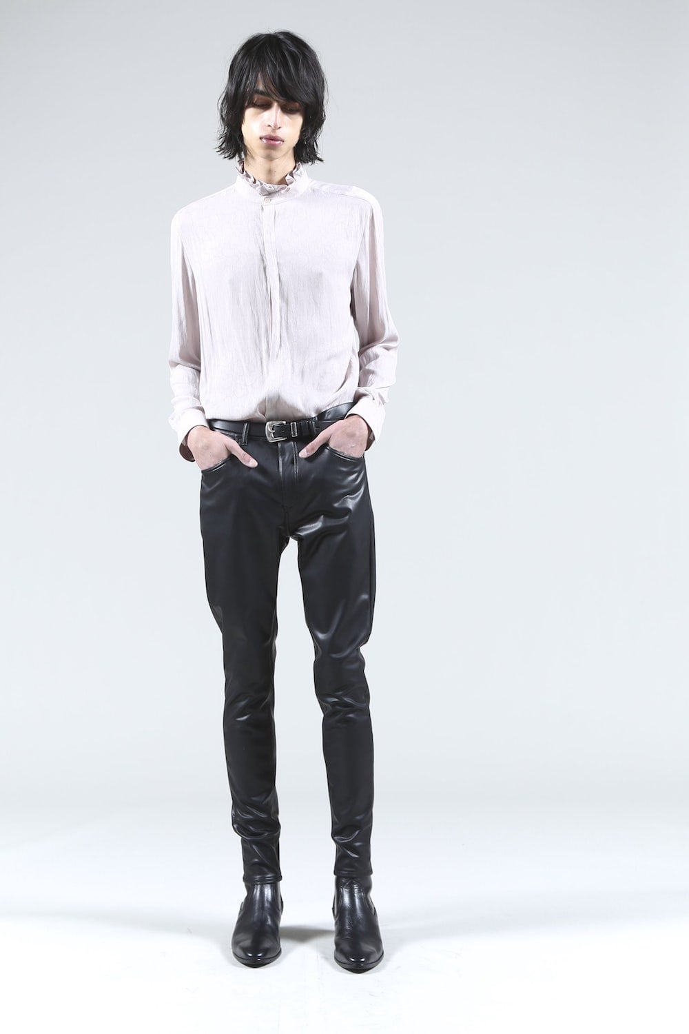 Paisley Frill Shirt (Bisque)