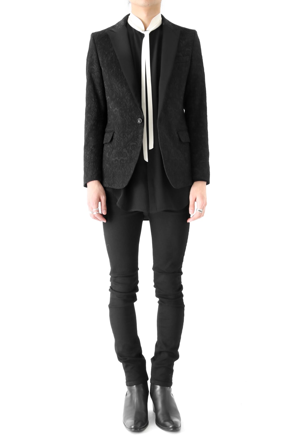 ロココジャカード ストレッチ 1B JACKET