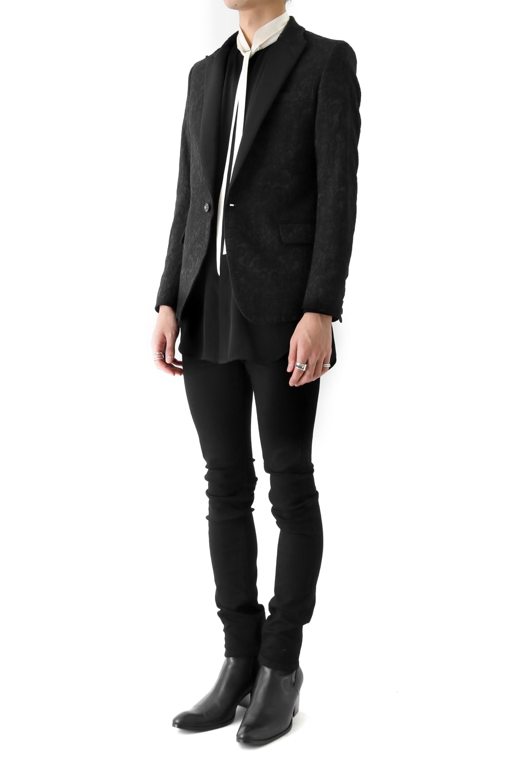 ロココジャカード ストレッチ 1B JACKET