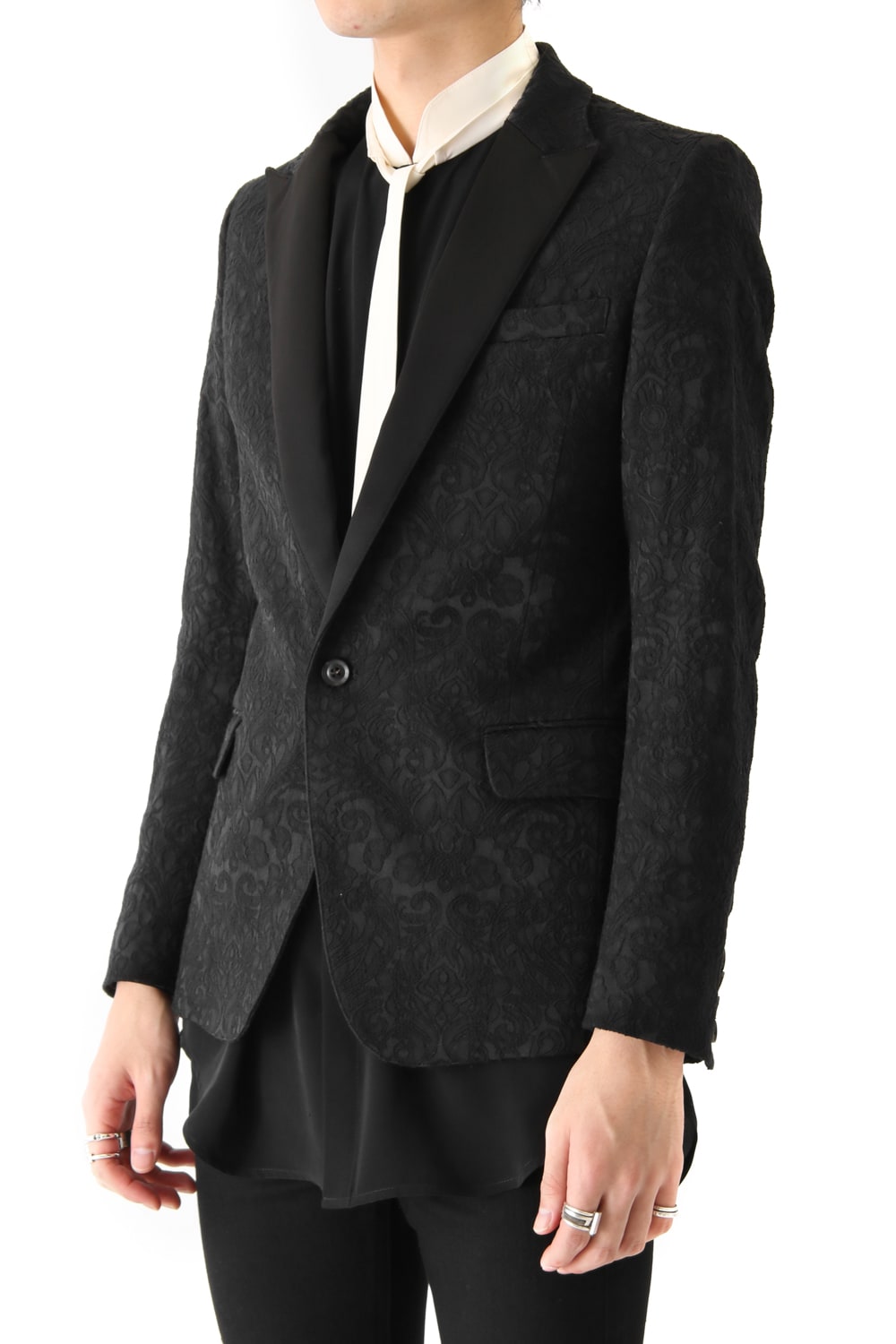 ロココジャカード ストレッチ 1B JACKET