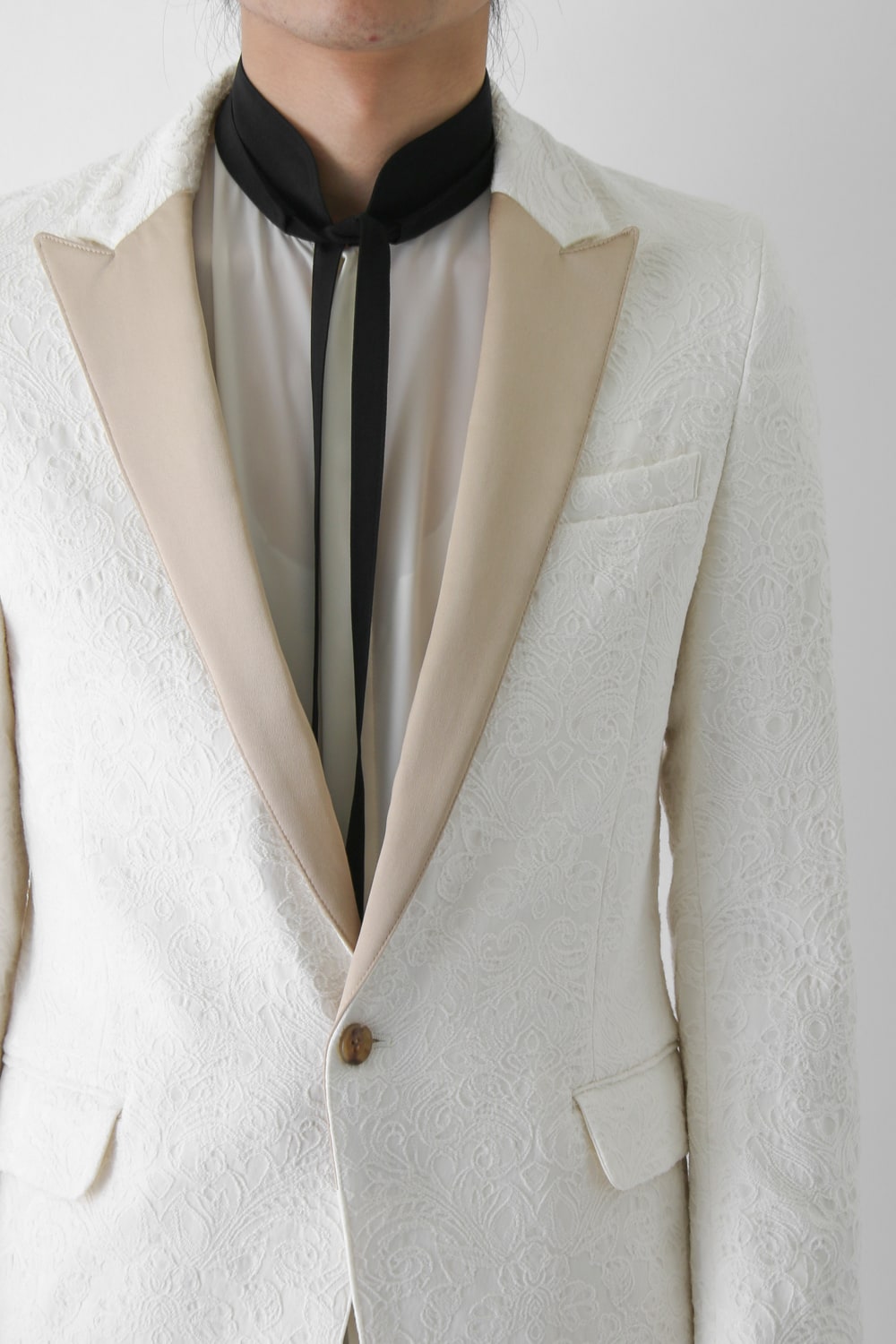 ロココジャカード ストレッチ 1B JACKET