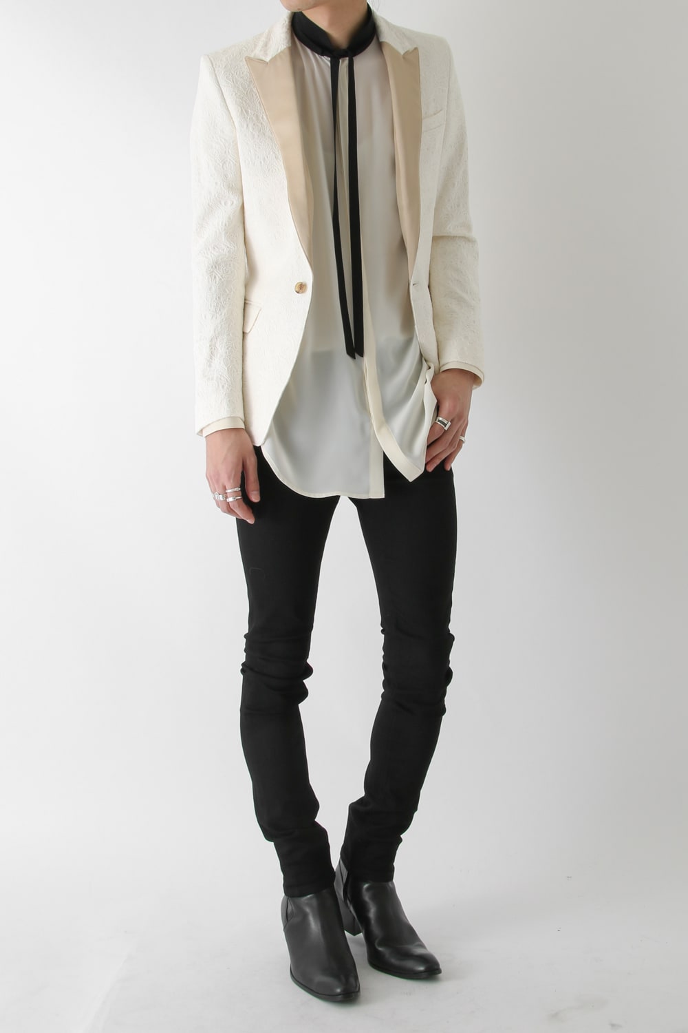 ロココジャカード ストレッチ 1B JACKET