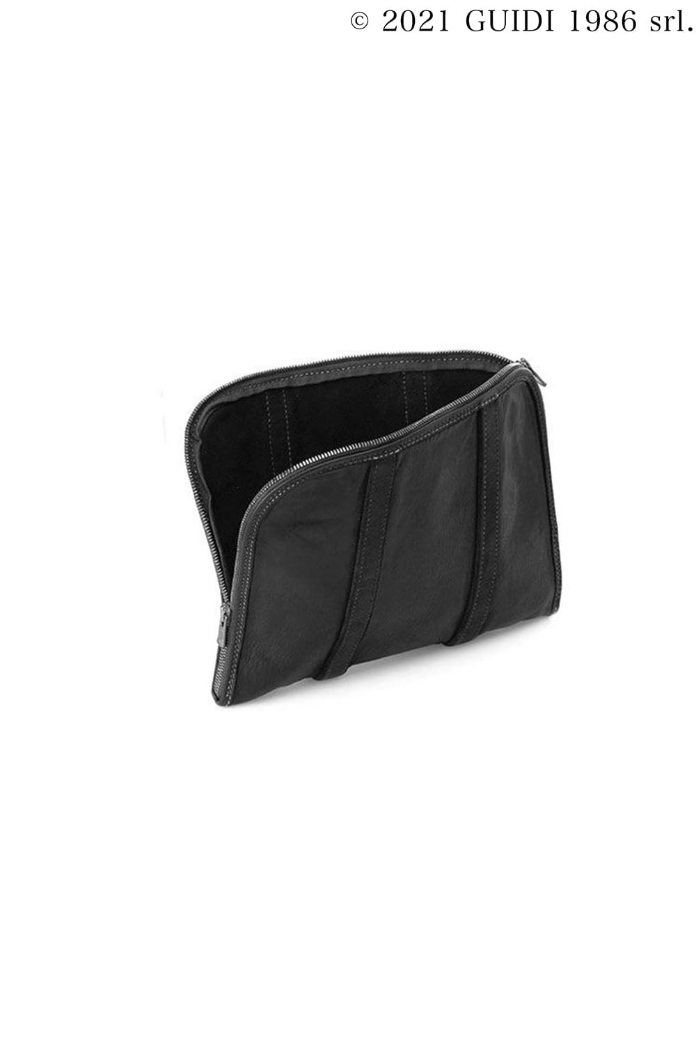 GB0003 - Large Flat Leather Clutch