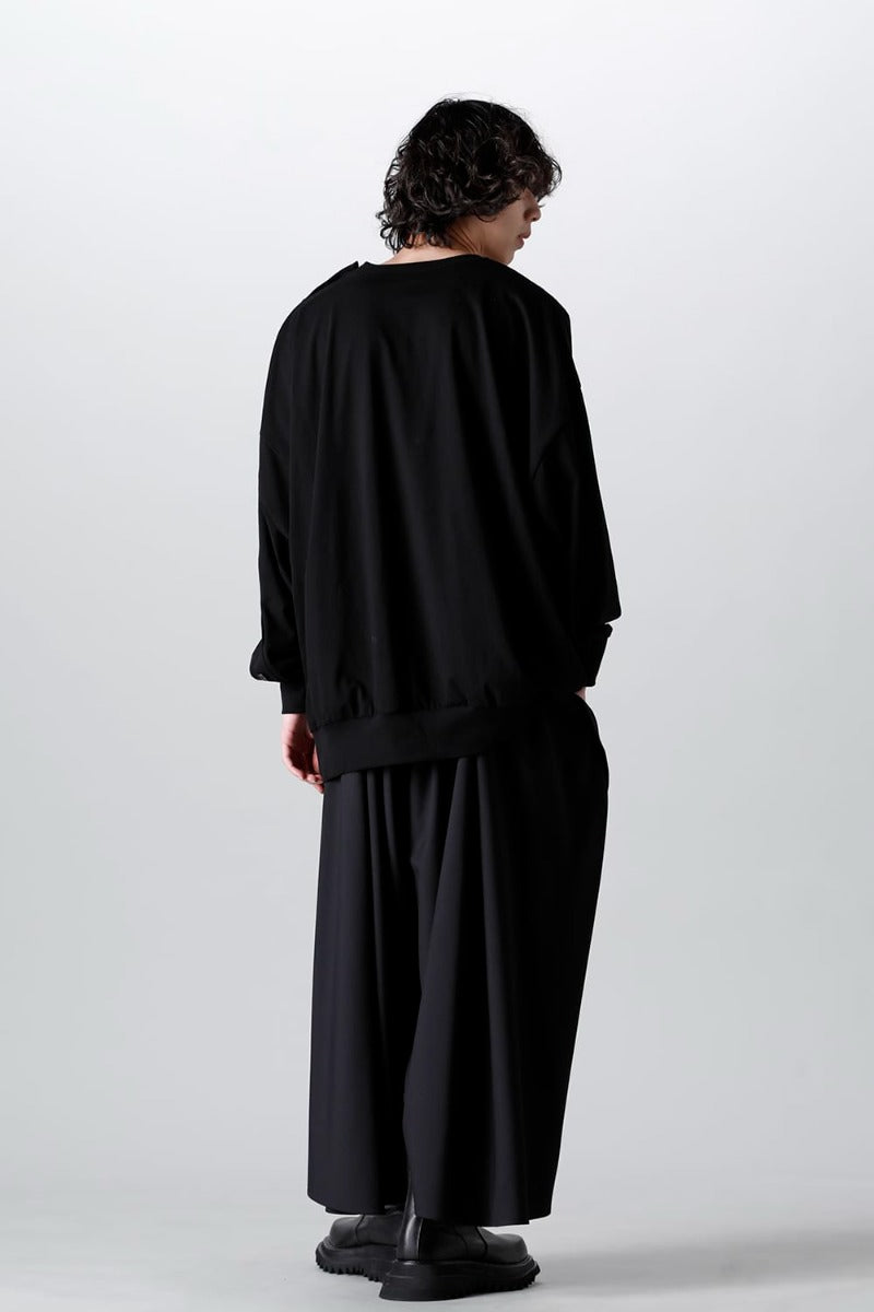 Left shoulder open Balloon T-shirt