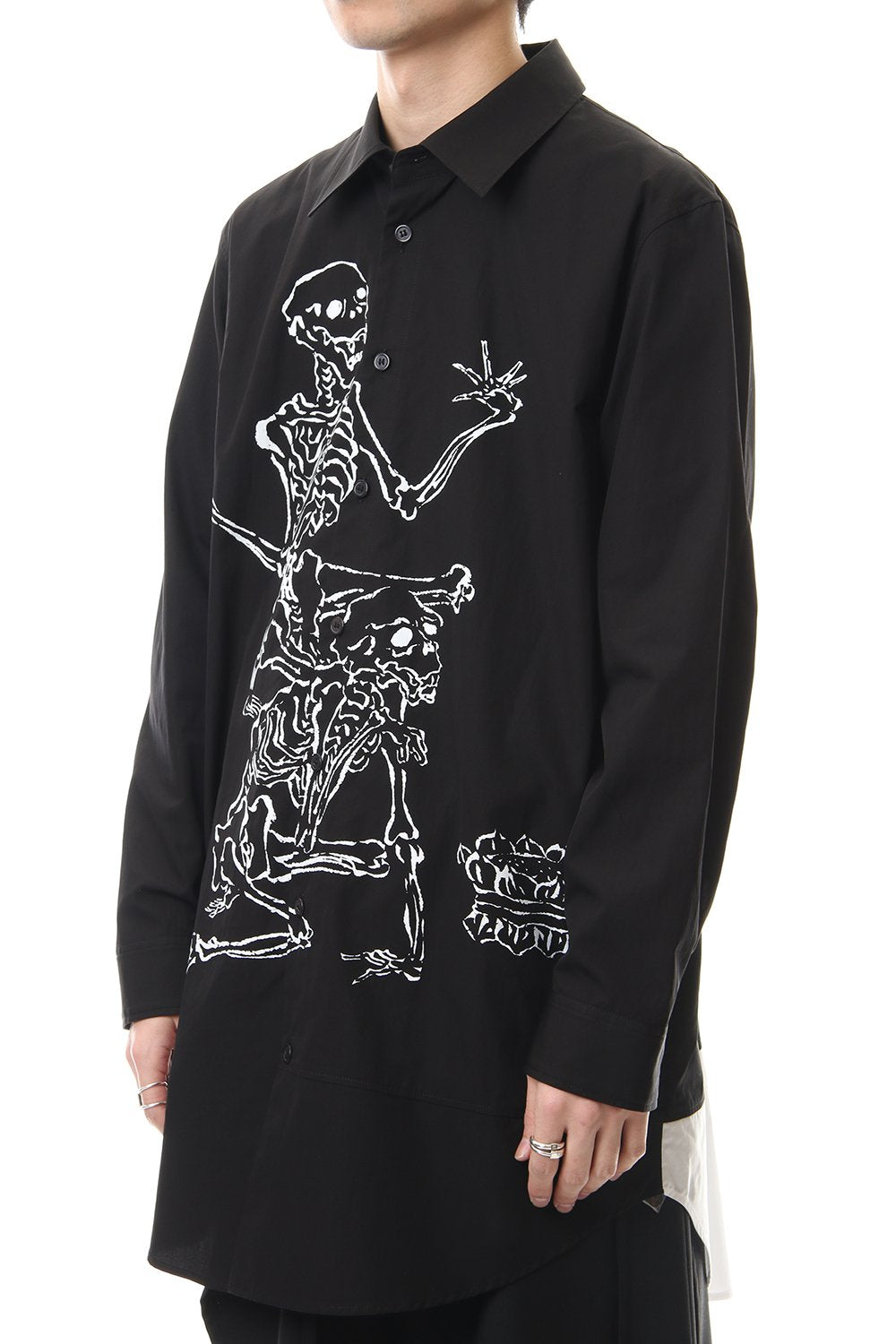 『骸骨の花⽕⾒⽴ 下絵』 Shirt