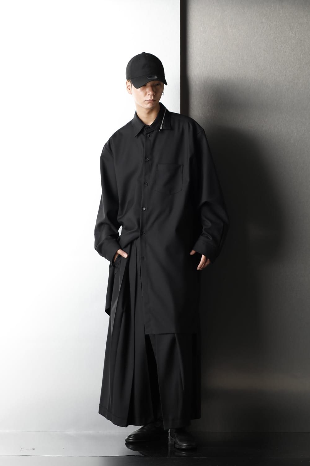 Zipper Collar Shirt