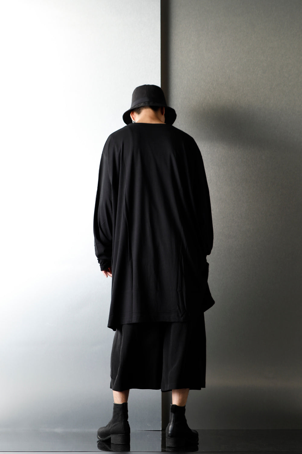 Jumbo cut-sew long Black