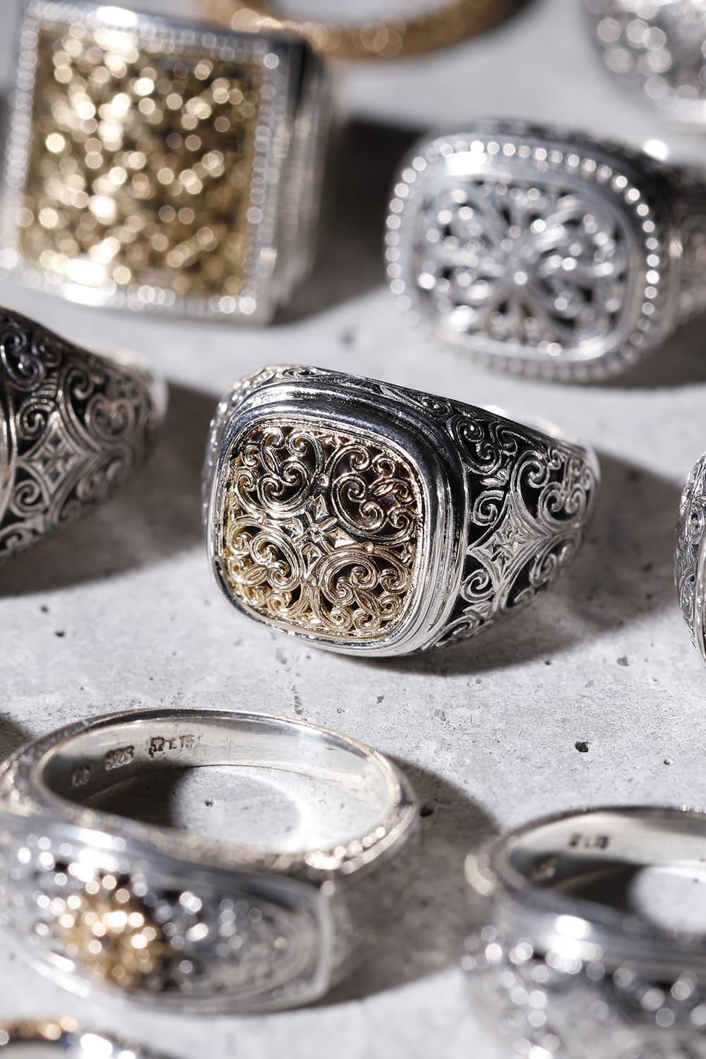 GR18 - Mediterranean Square Shape Ring