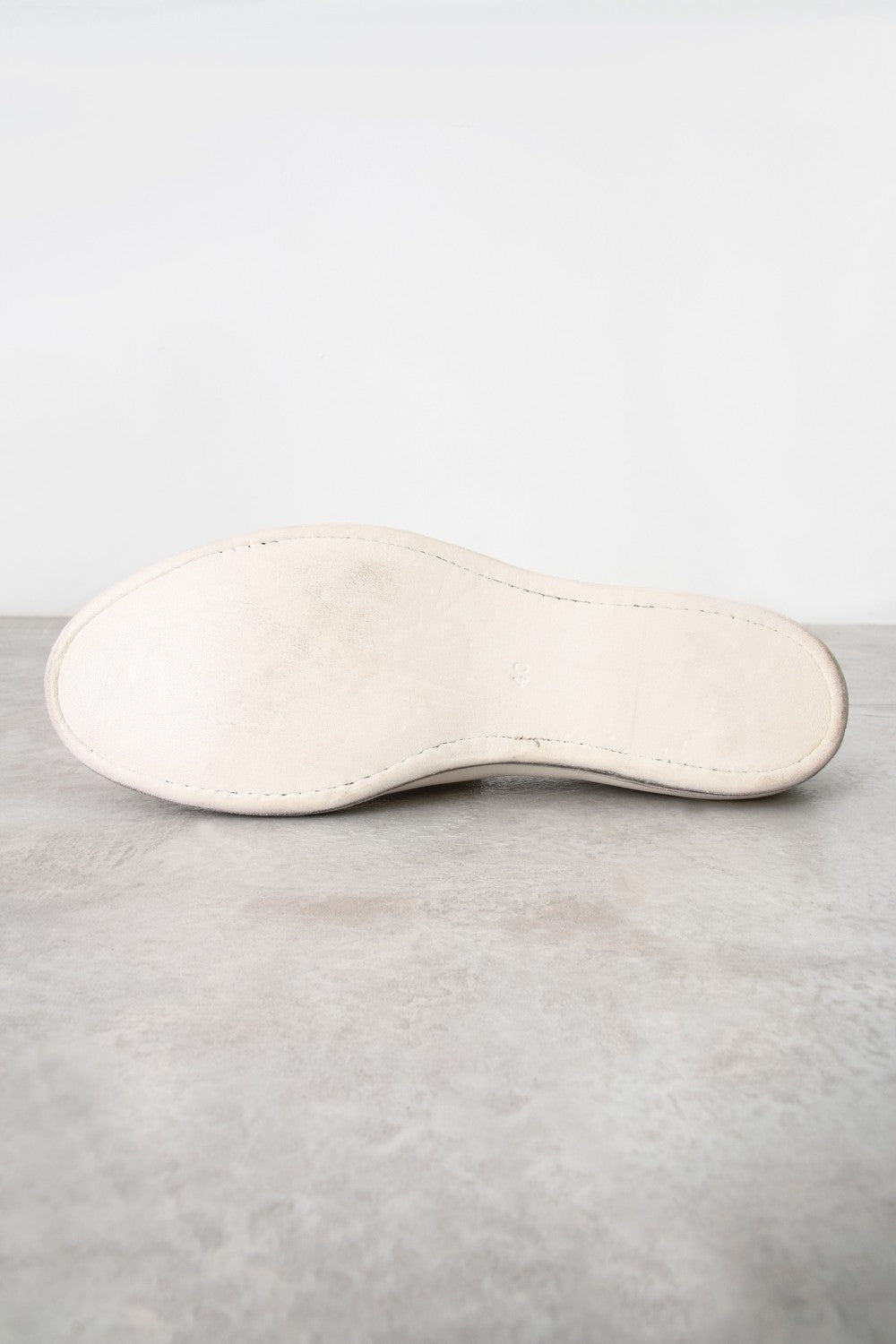 Leather Slip on - Dirty White