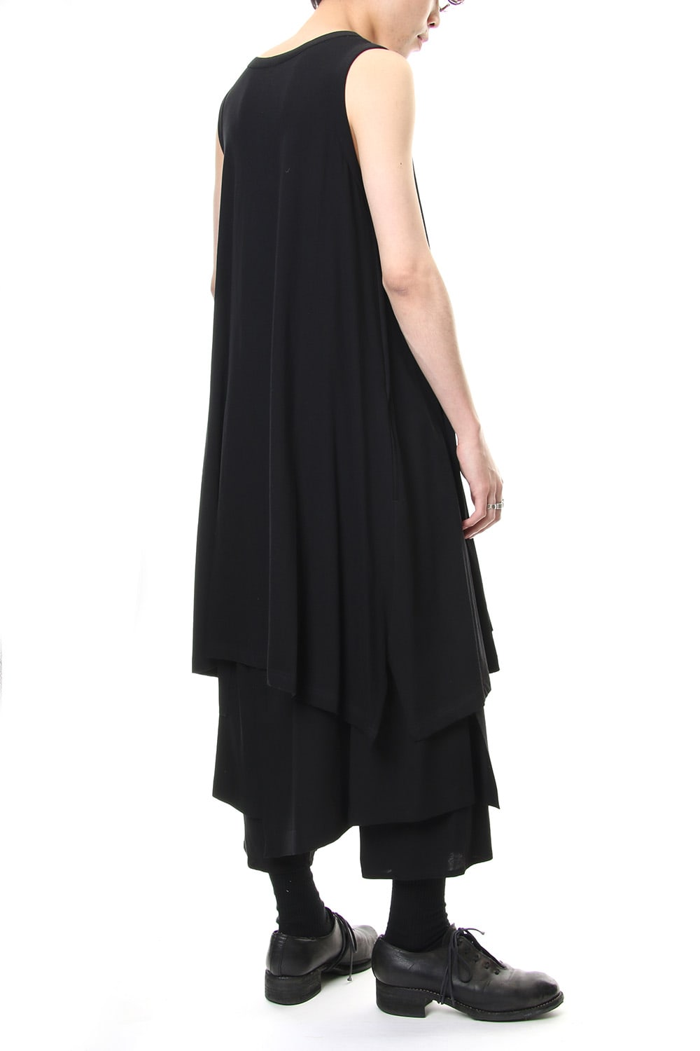 Left front double-sided Sleeveless T