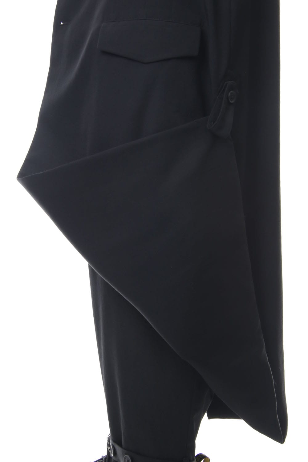 Wrinkled Gabardine 3B Peaked lapel Jacket