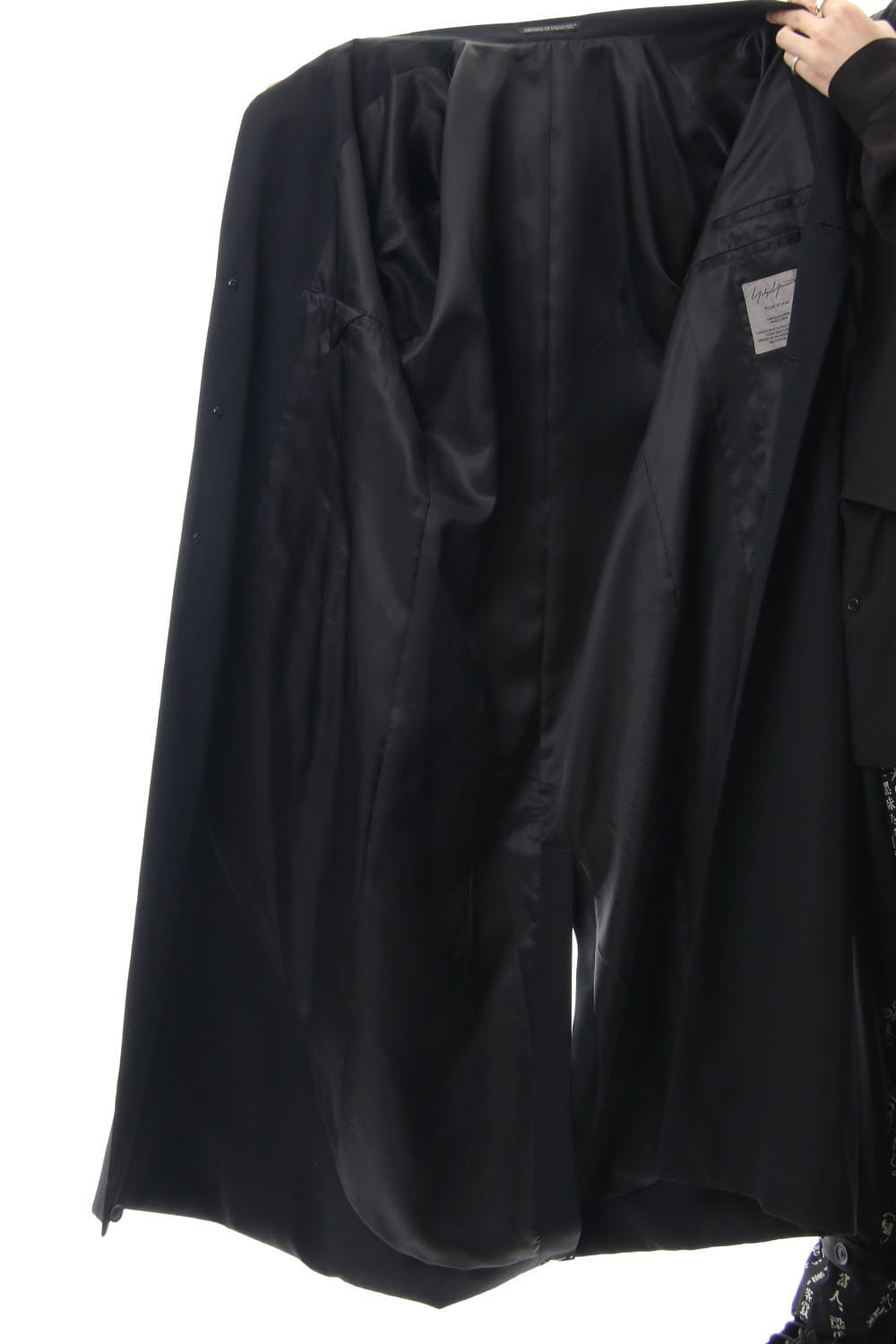 Wrinkled Gabardine 3B Peaked lapel Jacket