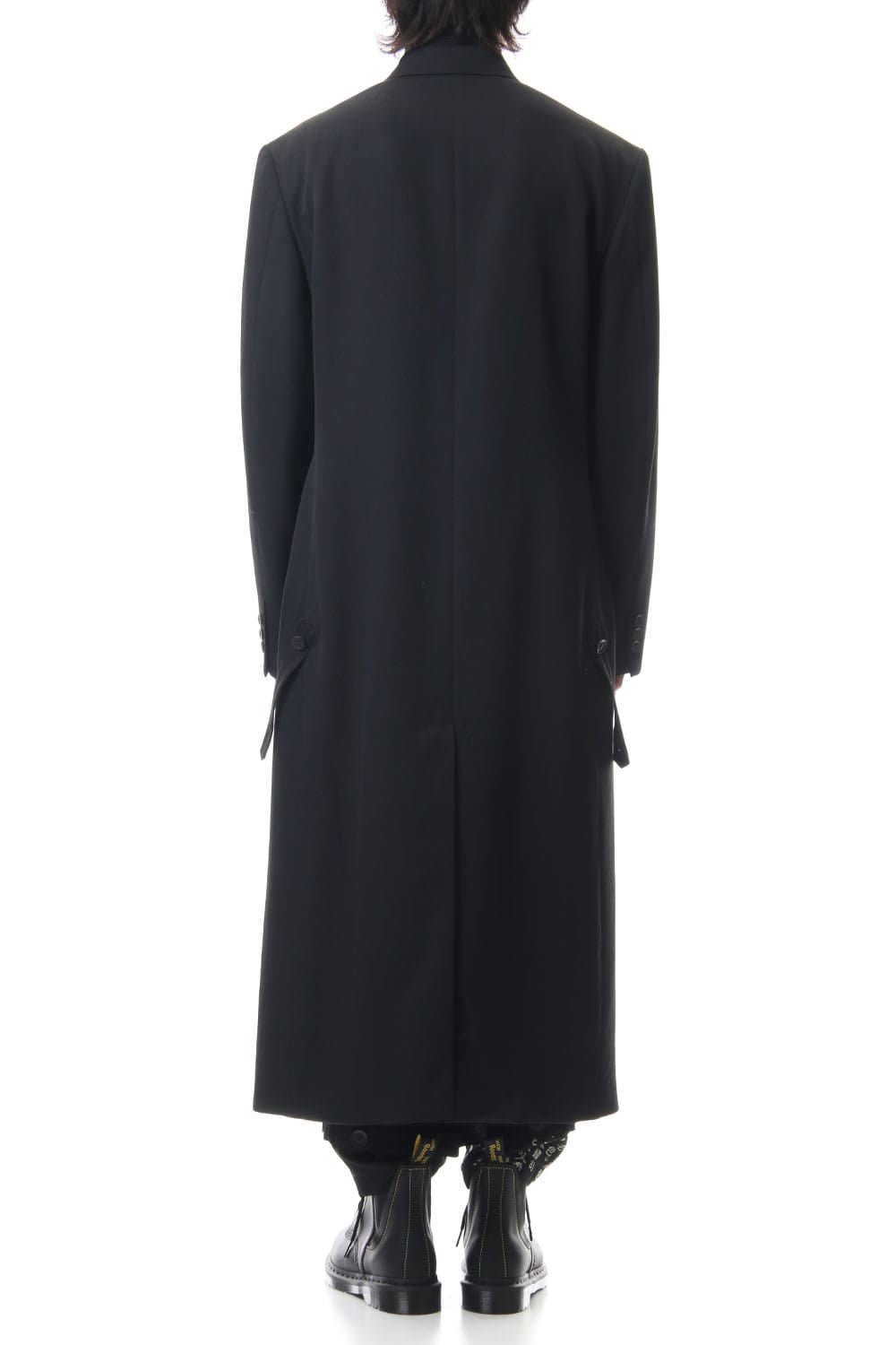 Wrinkled Gabardine 3B Peaked lapel Jacket