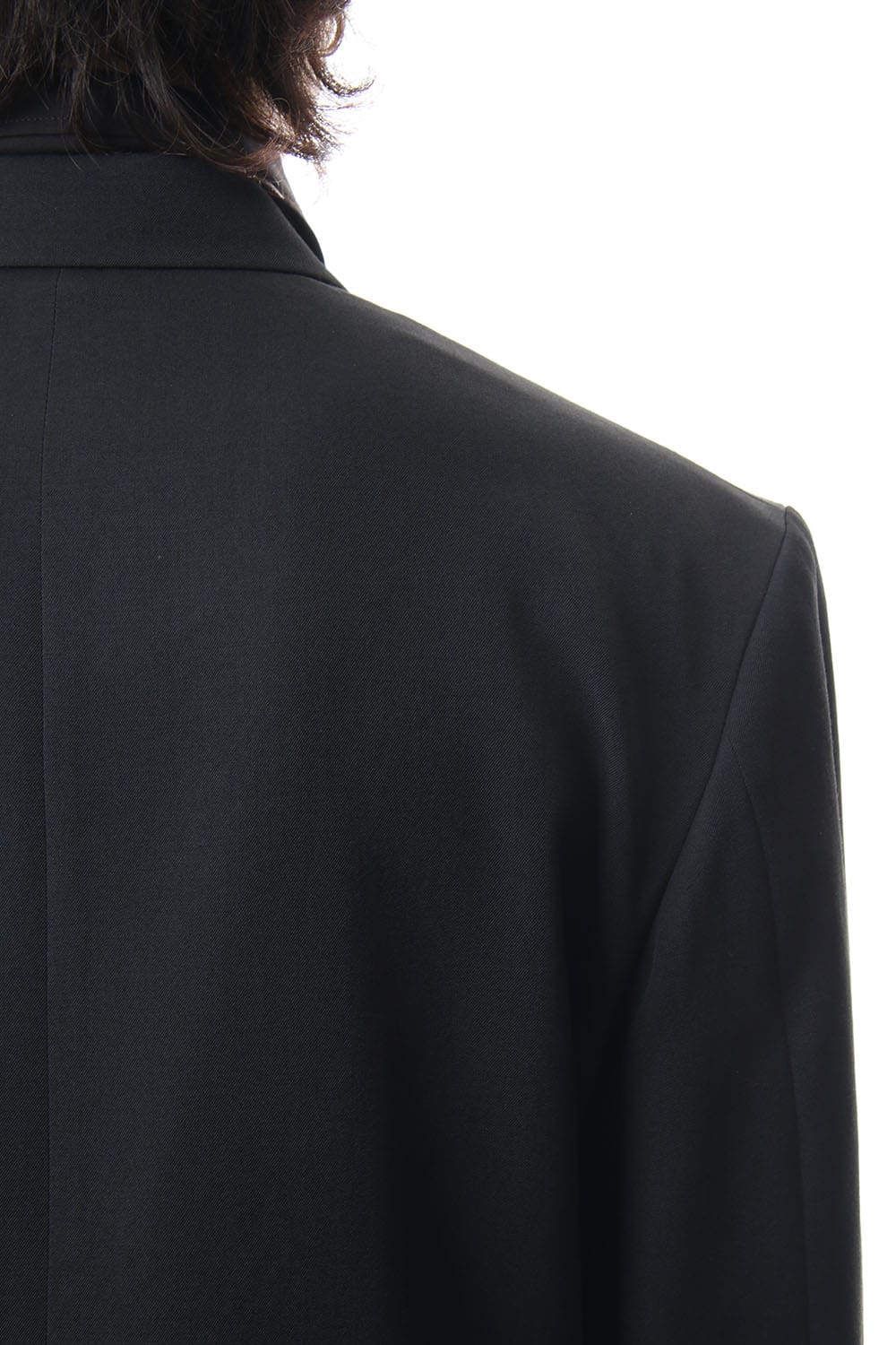 Wrinkled Gabardine 3B Peaked lapel Jacket