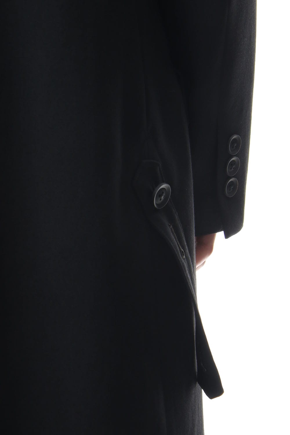 Wrinkled Gabardine 3B Peaked lapel Jacket