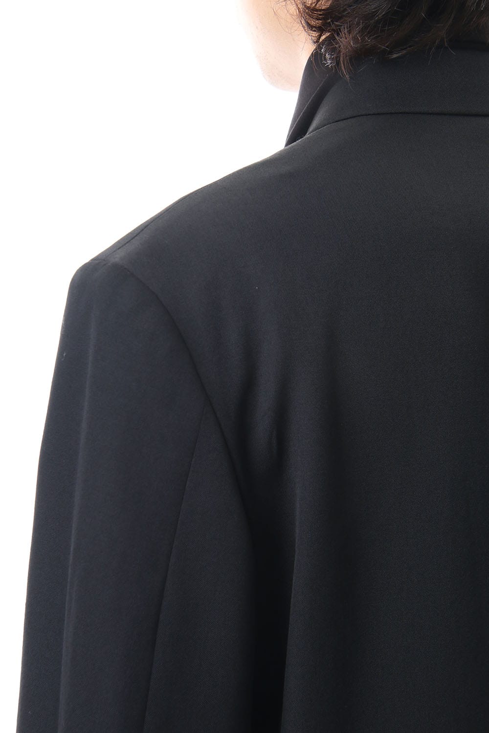 Wrinkled Gabardine 3B Peaked lapel Jacket