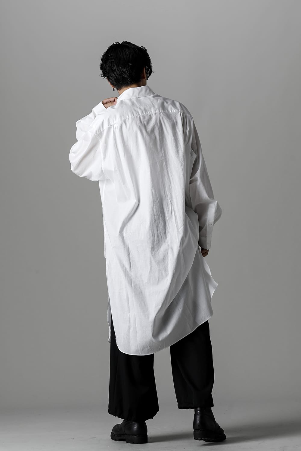 Front Double Pleats Big Blouse