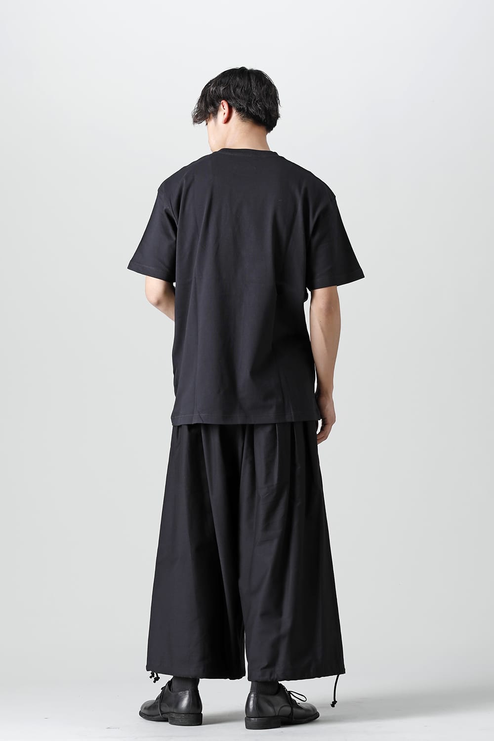 New Era × Yohji Yamamoto Crow Print Short Sleeve Tee