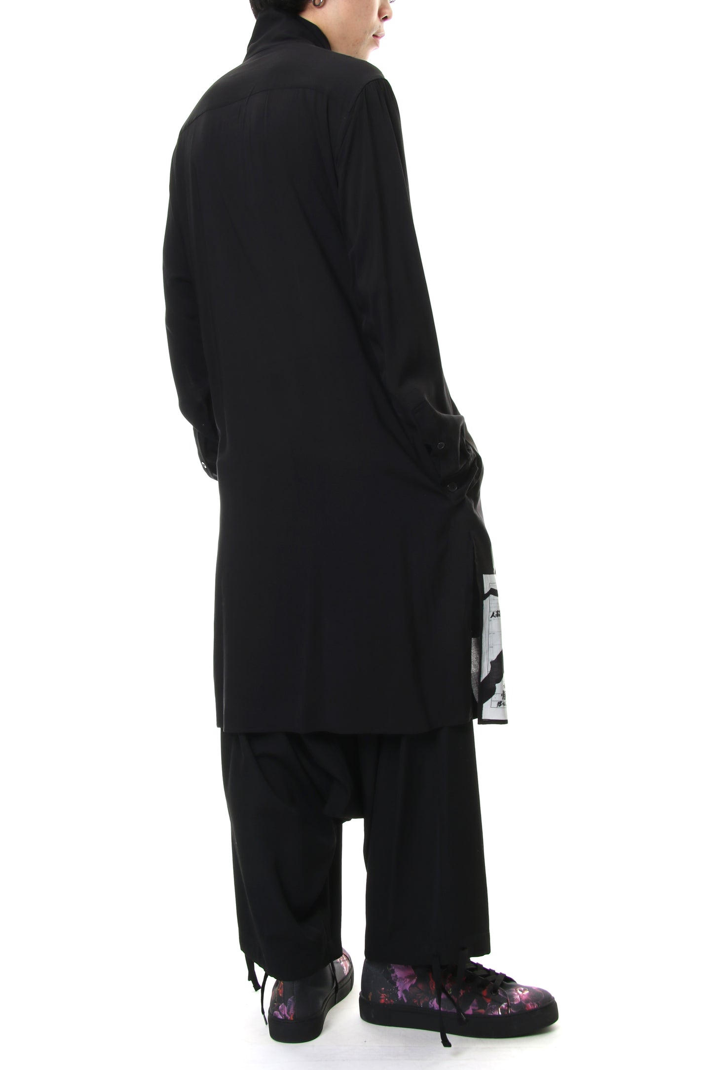 全部やって死ね Print Blouse