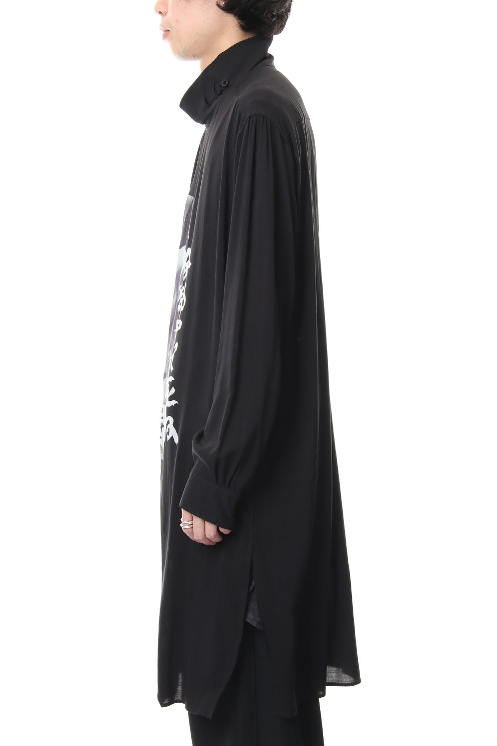 全部やって死ね Print Blouse