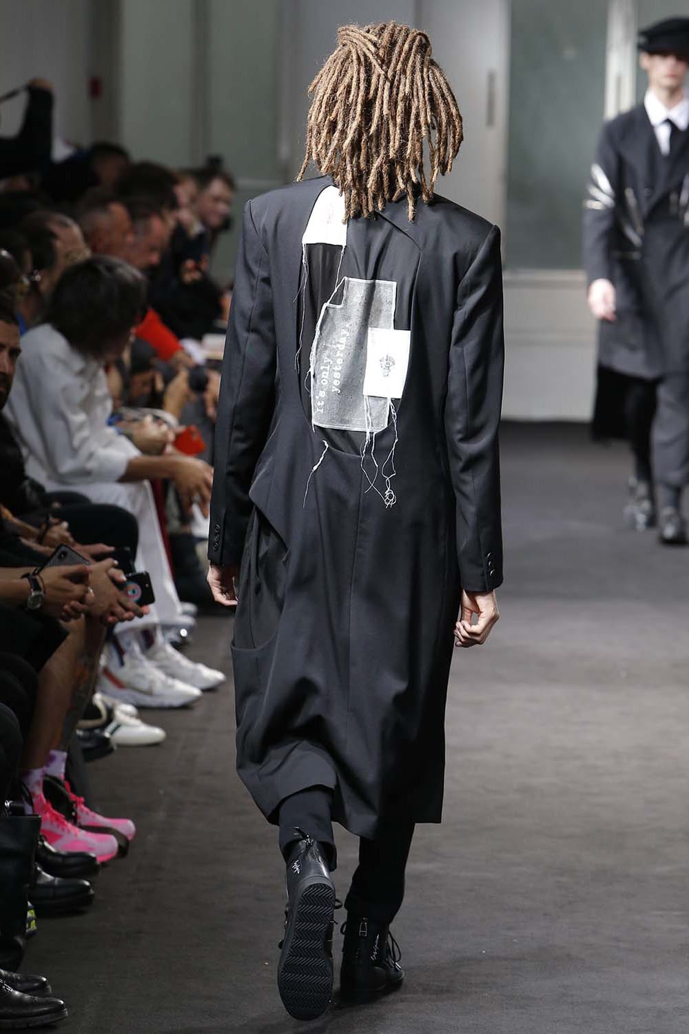 Ring Sewing Broadcloth Patchwork Long Shirt