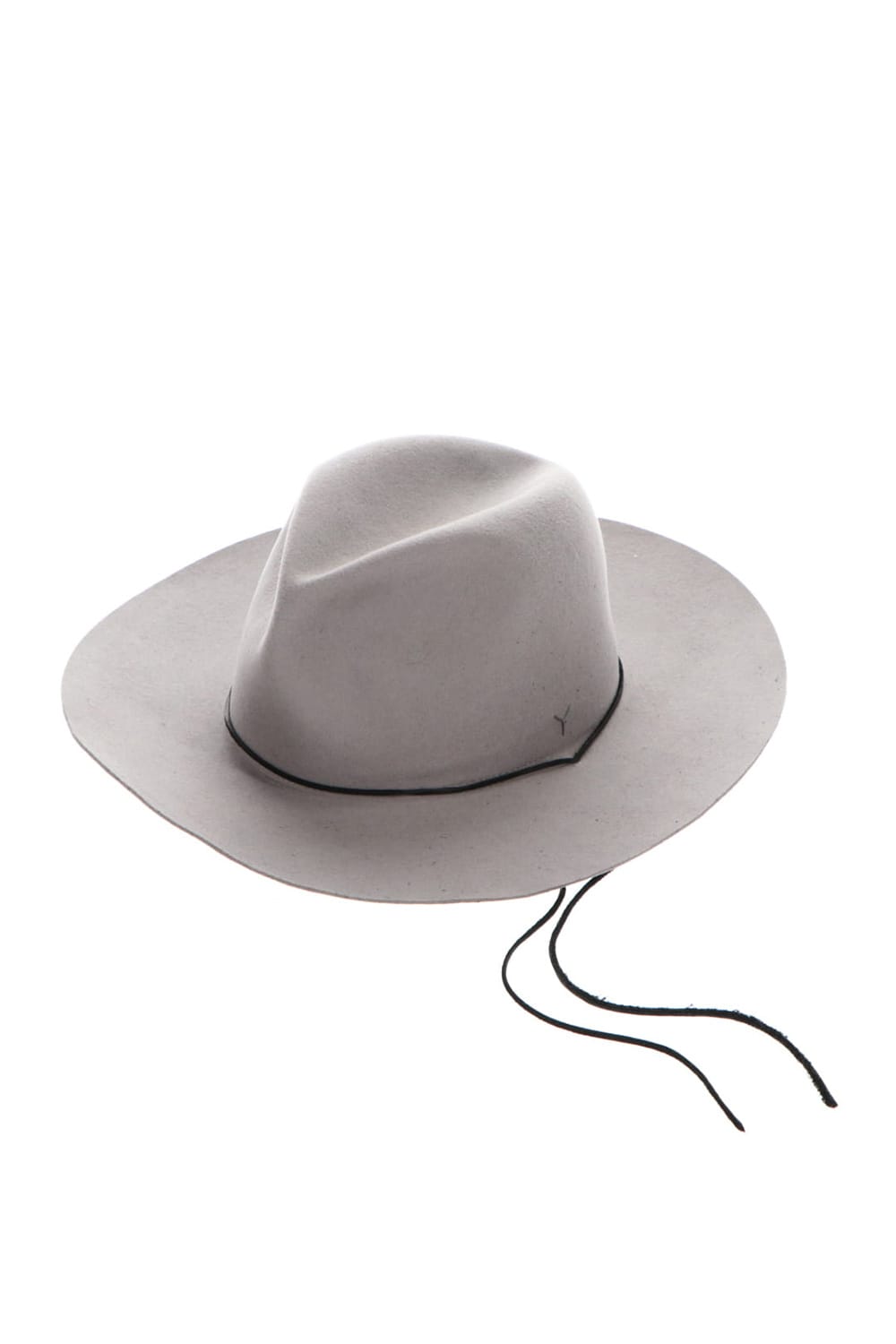 Long Brim Hat Ash Gray