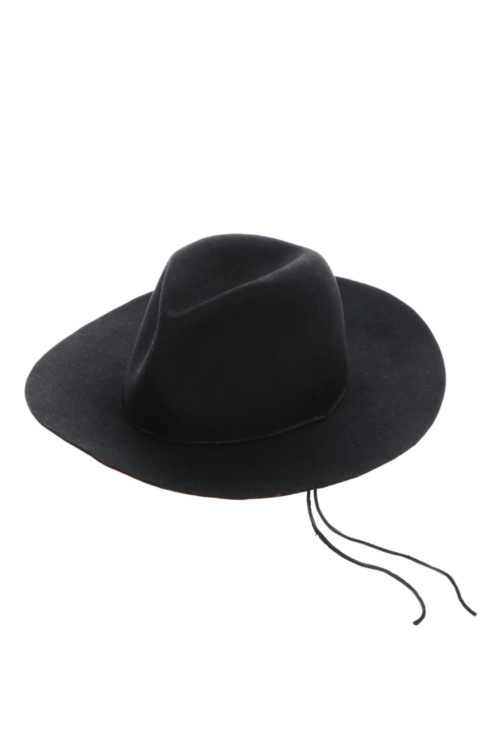 Long Brim Hat Black
