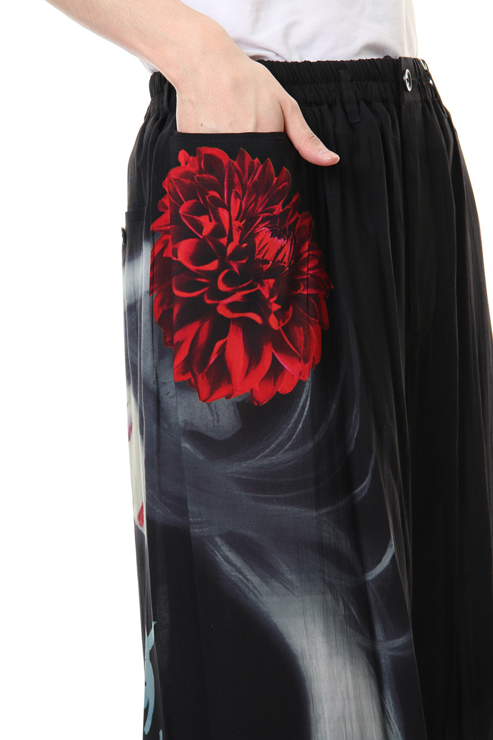 そこを通して下さい Print Pants