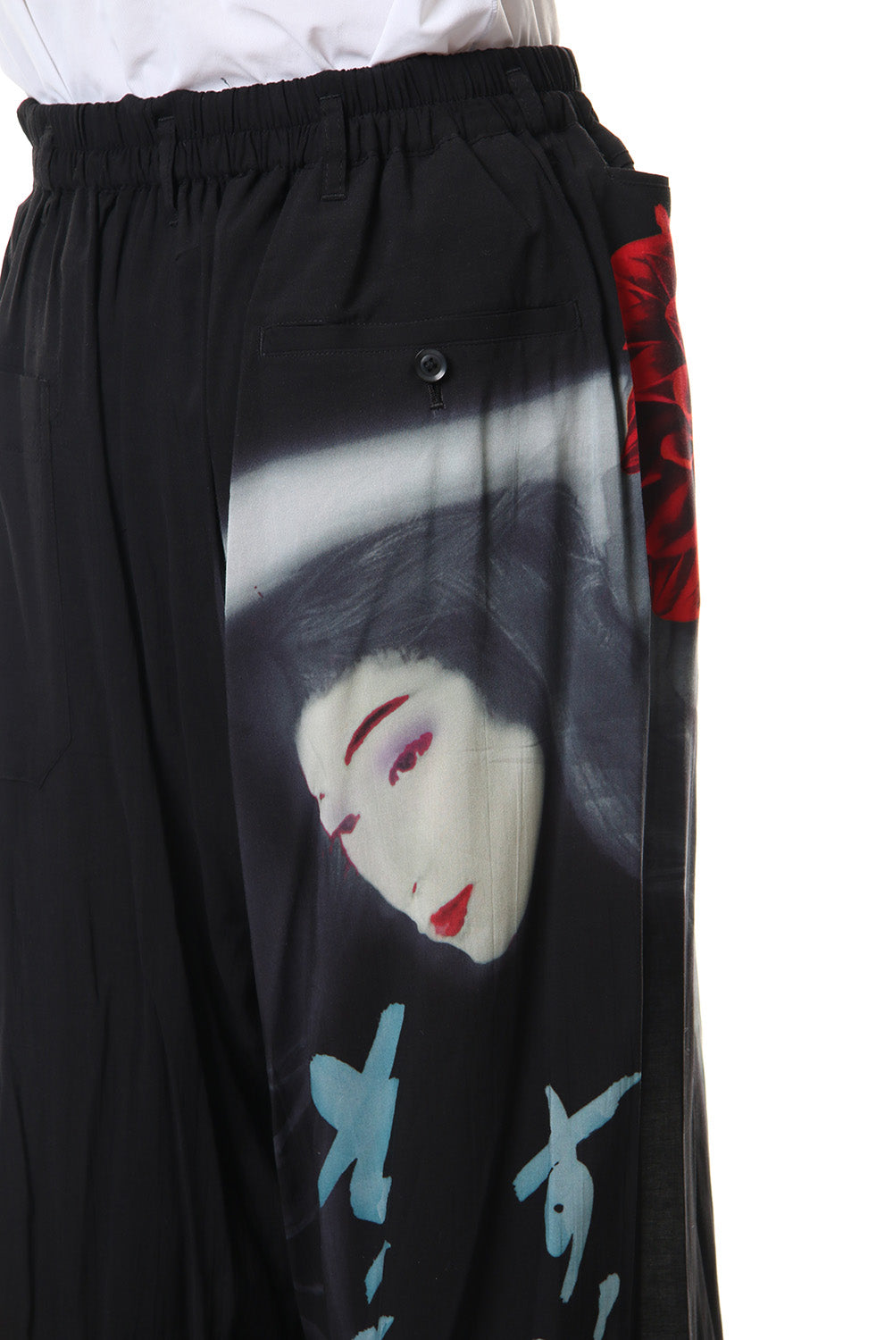 そこを通して下さい Print Pants
