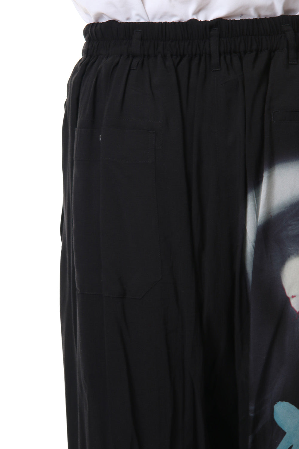 そこを通して下さい Print Pants