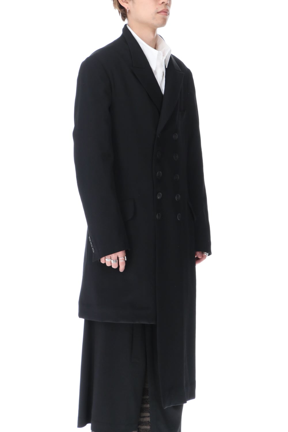 I - 10B リバーシブル ダブル ロング ジャケット