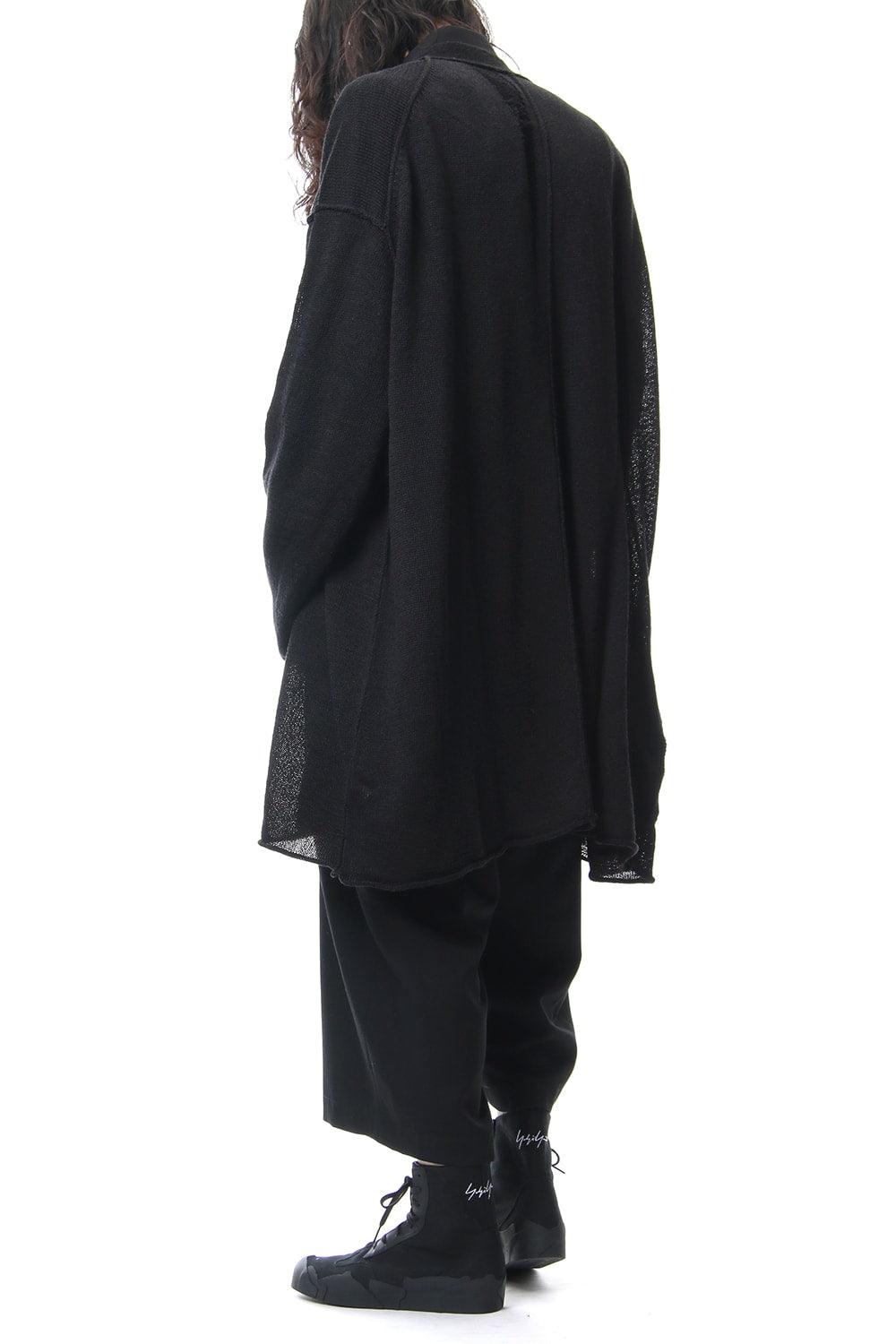 Damage Knit Design Cardigan